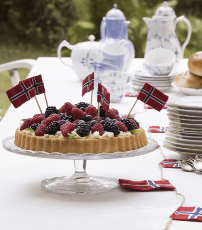 L.S Stor flaggrekke