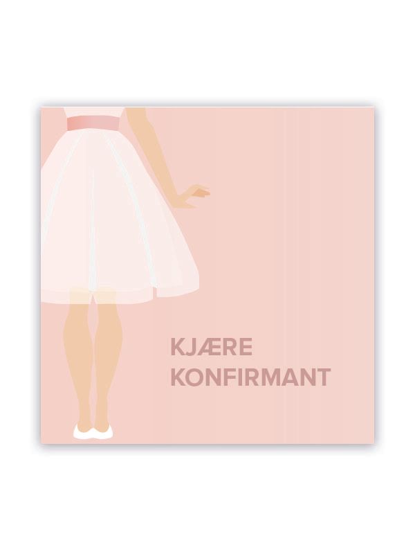 Konfirmasjonskort Jente