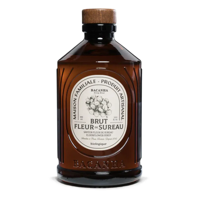 Raw Elderflower Syrup - Organic - 400ml 