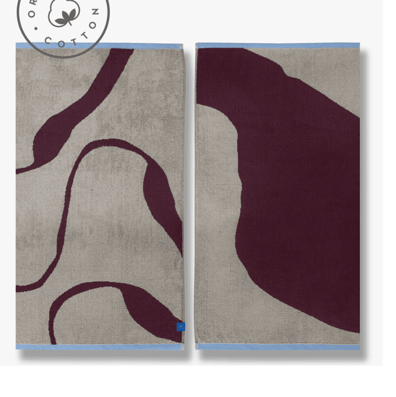 Nova arte håndkle 2pk Wine