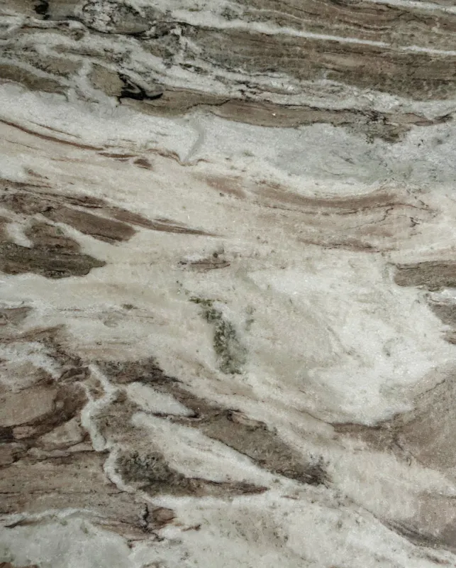 Erie Rundt spiseborda med Ivory nature marble top