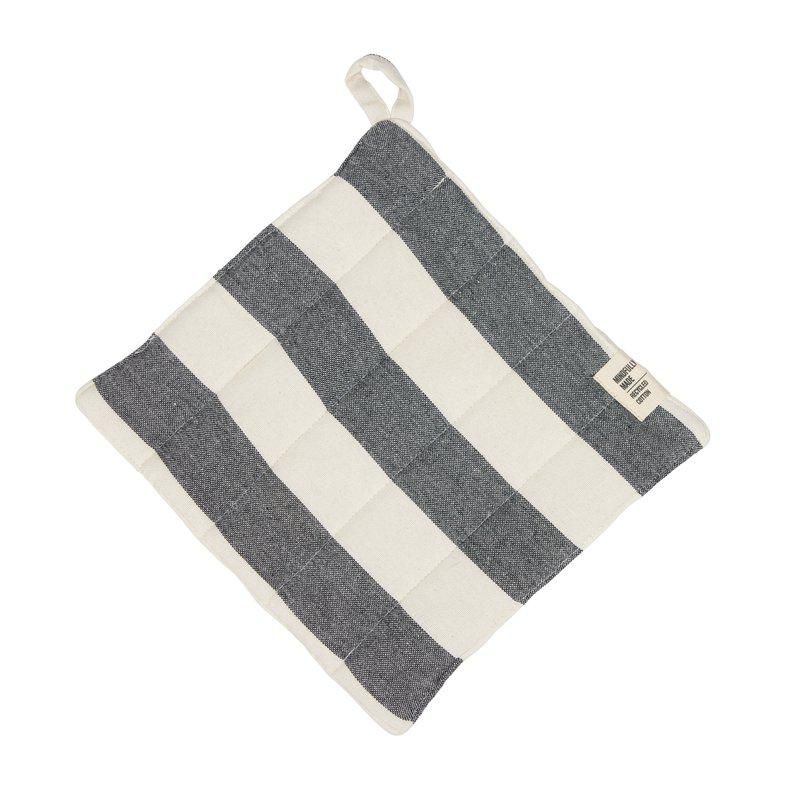Grytekluter 2pk Stripes Svart