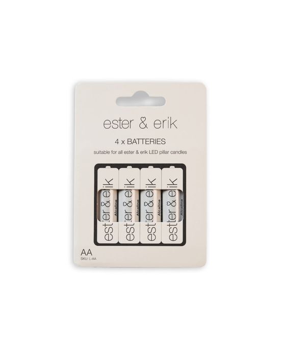 Hovedbilde Ester & Erik Led lys Batterier 4pk AA