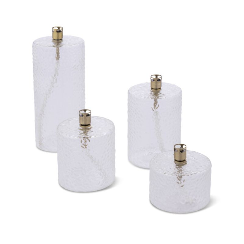 Peri Oljelampe Cylinder hammered XL 20cm