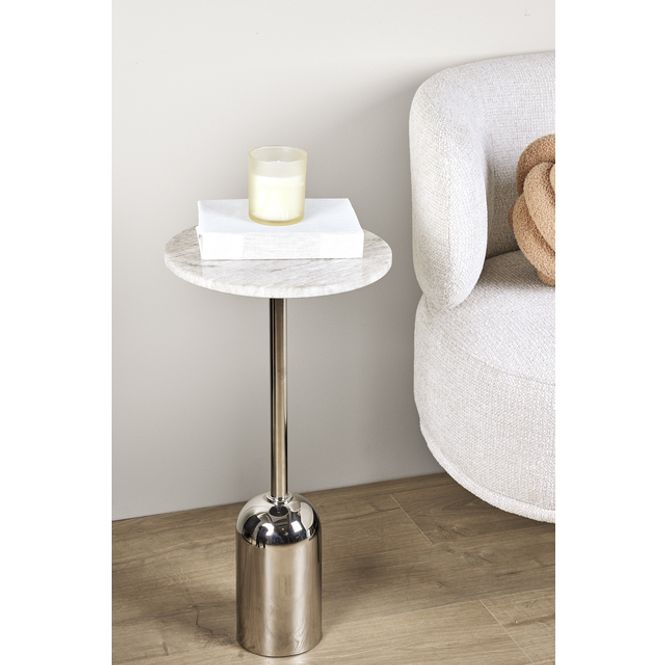 Hovedbilde Meland Bord Sølv/marmor