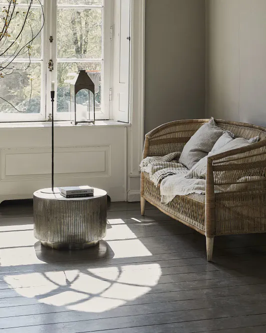 Hovedbilde Rota bord -  Brushed silver 