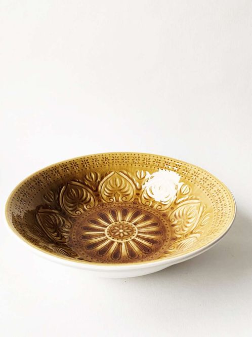 Hovedbilde Valborg salatbolle 26cm Oker