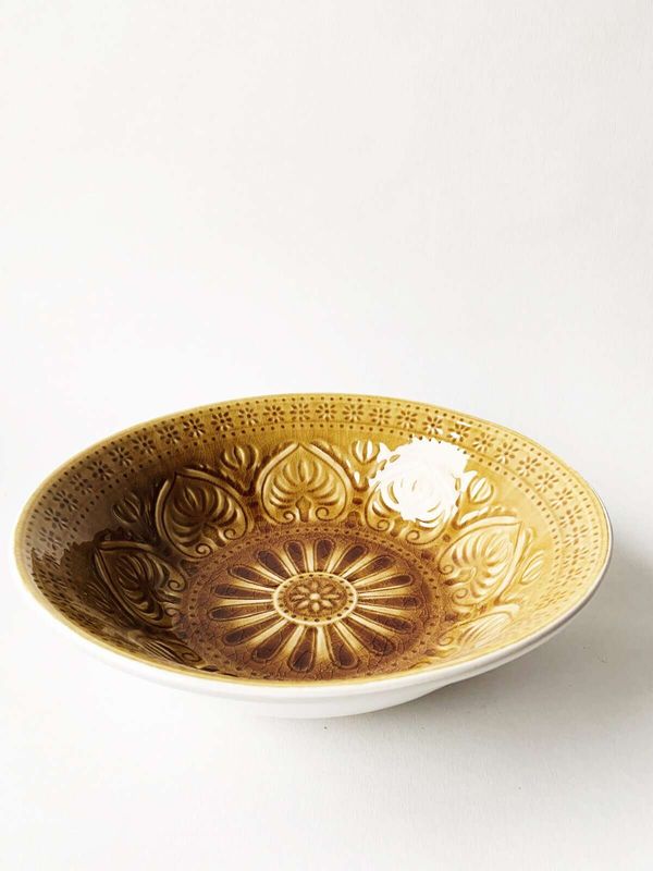 Valborg salatbolle 26cm Oker